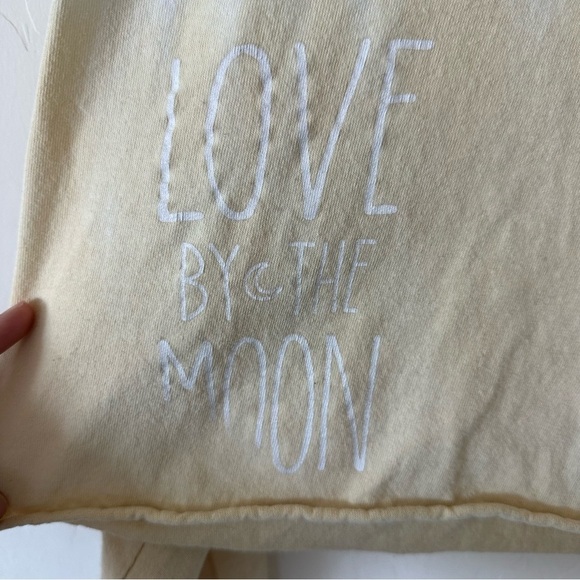 True Craft Long Sleeve Sun and Moon Ombré Graphic Rough Hem T-Shirt Size Large - Picture 3 of 6